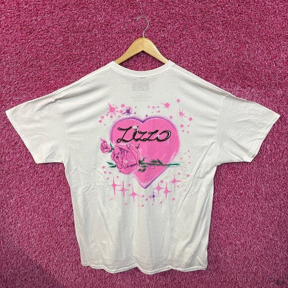 Lizzo oversized white Tee 0X/1X - Picture 1 of 4